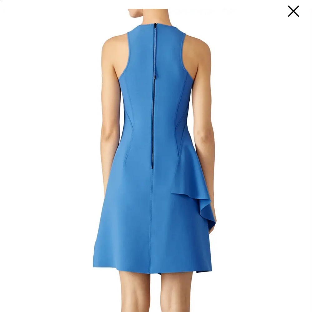 elizabeth and james blue dress Elizabeth & James Blue Silk Foliage Tunic Dress